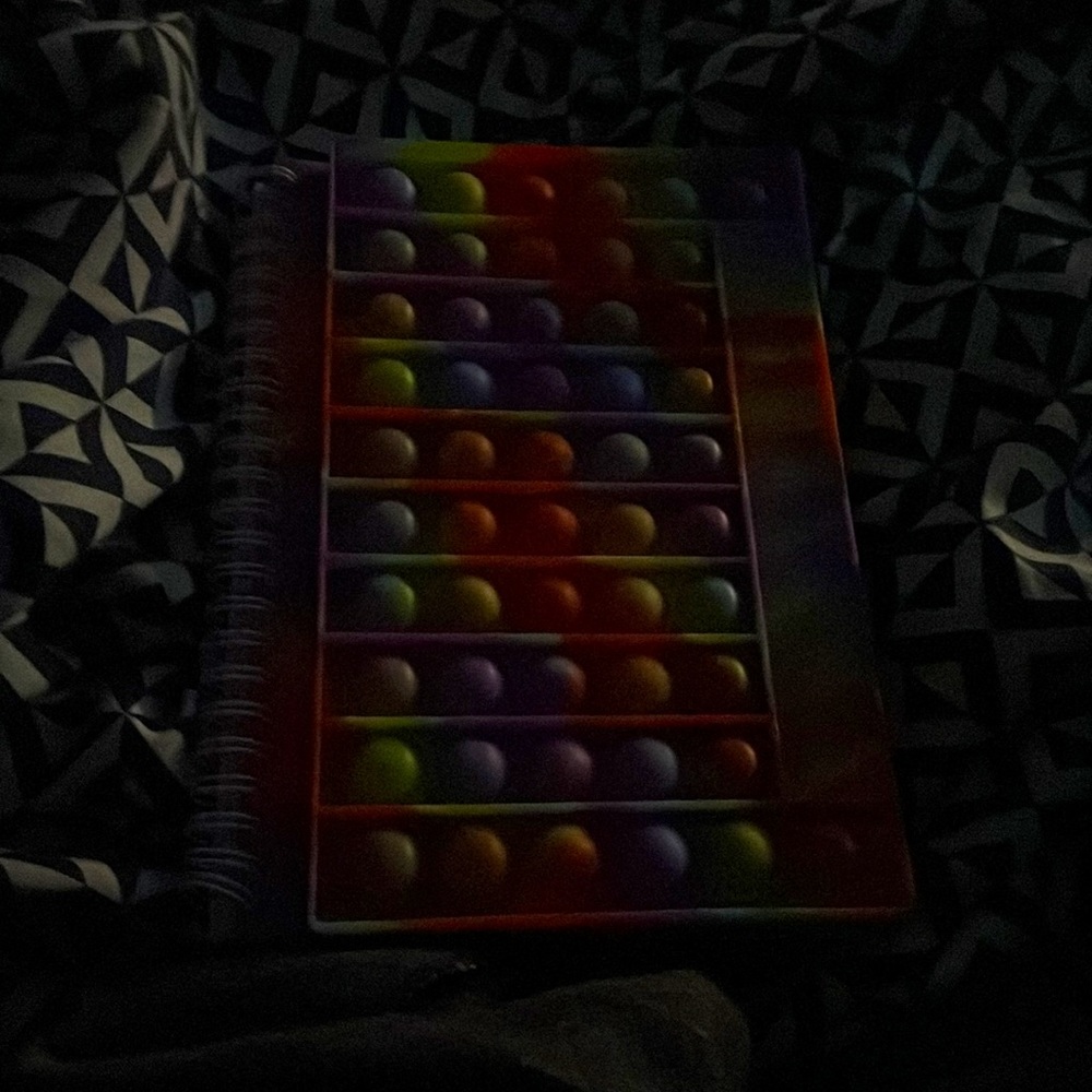 Rainbow pop it coloring book